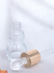 1 个 12ml 葫芦形精油滴管瓶 - 时尚便携式迷你玻璃容器、香水滚珠瓶、防漏便携式芳香疗法配件、DIY 化妆品容器，非常适合随身携带（样品/补充瓶） - 彩色 - 查看 7