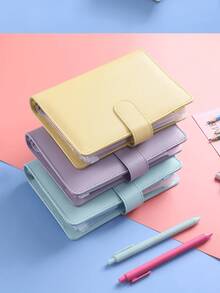 A6 Monochrome Binder For Notebook And Accounts - Lilac - View 3
