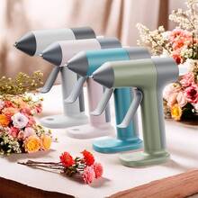 Tilswall 50 W Hot Glue Gun For DIY Art, Home Repairs Ithium Electric Hot Melt Glue Gun, Handmade Mini Rechargeable Quick Heat Glue Pen, Heat Insulation High Adhesive Strong-4 Colors - 彩色 - 查看 5