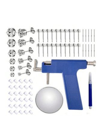 Reusable Professional Ear Piercing Gun, Can Be Used For Ears, Nose, Navel, Eyebrows, Lips And More