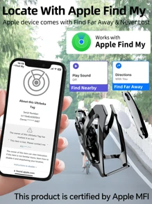 1PC ReFind Bicycle Hidden Anti-Theft Water Bottle Cage., Anti-Theft Bicycle Water Bottle Holder, GPS Tracker And Bike Lock For Bicycle, Ebike, Scooter, Outdoor Non-Stop, Group Tracking, Remote Precise Search, One-Button Calling Device