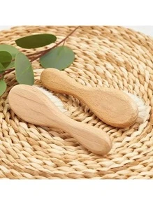 3PCS-Personalized Baby Hair Brush Shower Gift | Customized Engraved Baby Brush | Newborn Keepsake - Wooden Material - For Baby Boy & Girl - Suitable For Daily Use & Special Occasions - Perfect Gift For New Moms Back To School,Multi-Functional,Ornamental,Letter,Stylish,Modern,Colorful,Cute,Adorable,Casual,Custom,Personalised,Unique,Customized,Ideal Gifts For Him,Ideal Gifts For Her