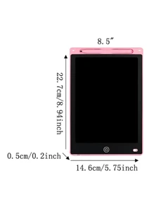 6,5 Zoll / 8,5 Zoll / 10 Zoll / 12 Zoll Schreibtablett, Doodle Board, tragbares Zeichenbrett, elektronischer Schreibblock, löschbarer Zeichenblock, wiederverwendbar, geeignet für Kunst und Handwerk, zu Hause, in der Schule und im Büro