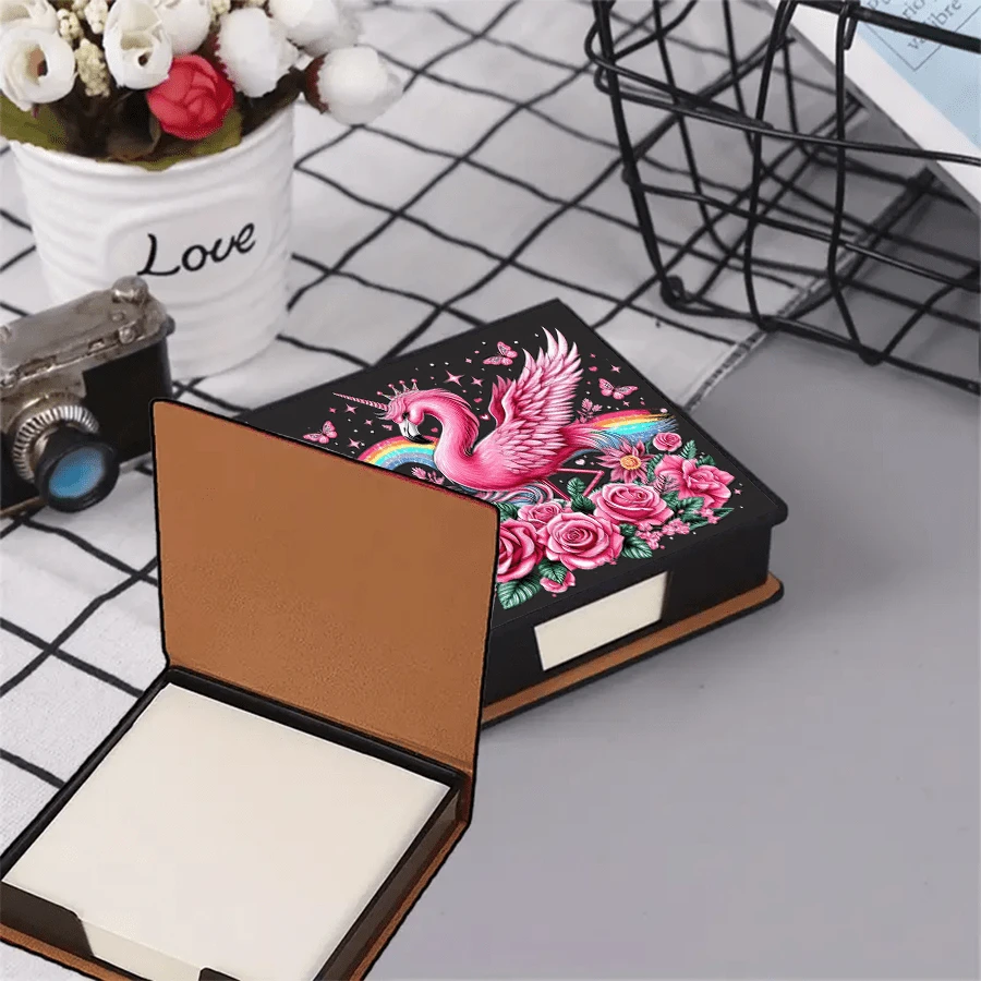Blocco note adesivo decorativo, stile artistico, adatto per conservare note e decorare la scrivania. Note adesive autoadesive con 160 pagine firmate, una cancelleria versatile per la registrazione quotidiana di idee, attività, ecc.