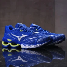 Kit 2 Pairs Of Men's Sports Shoes For The Gym Wave Creation 20 Lightweight And Comfortable Walking - 皇家+灰色 - 查看 3