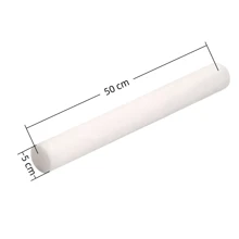 6pcs Premium White Floral Foam Stick - DIY Wedding Flower Arrangement Base, Solid Cylindrical Sponge, Flower Arrangements Polystyrene Foam Flowers Tubing Foam Rods, Perfect For Wedding Decor, Wedding Arches, Event Party Decorations, Home Decor And Rome Decor