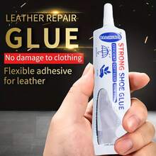 快干鞋修补胶 | 通用皮革和织物粘合剂 | 亲肤、防水、不硬化 | 修复鞋底分离，多用途粘合（60毫升） - 透明 - 查看 4