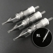 各种尺寸圆形一次性纹身针 1rl 3rl 5rl 7rl 9rl 3rs 5rs 7rs 5m1 7m1，纹身用品，纹身套装 - 灰色 - 查看 7