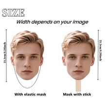 Bảng trang trí mặt nạ hình đầu to tùy chỉnh, trang trí tiệc đơn lẻ, 1/3/5/10 chiếc mặt nạ ảnh, trang trí tiệc sinh nhật, bảng trang trí mặt nạ hình quạt cá nhân hóa, mặt nạ vui nhộn, bảng trang trí mặt nạ hình đầu to tùy chỉnh, phụ kiện trang trí tiệc bảng trang trí mặt nạ cá nhân hóa, có thể tải ảnh lên, thích hợp cho sinh nhật, đám cưới, bạn bè, người thân, món quà tốt nhất, tình yêu vĩnh cửu - Nhiều màu - Xem 3