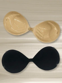 Viscous Push-Up Bra 3CM Thickness, Invisible Bra For Small Chest Backless Strapless Dress, Reusable Breast Augmentation Bra,