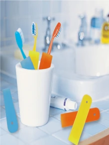 6/5/3/2/1pc Portable Colorful Dust-Proof Toothbrush Holders, Plastic Toothbrush Storage Case Suitable For Daily Use And Travel