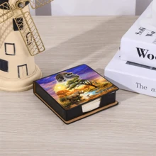 Confezione di notes adesive decorative con motivi artistici, senza strass, organizer da scrivania non adesivo con 160 pagine firmate per attività e registrazione di idee quotidiane