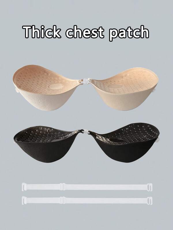 1pc Thick Invisible Adhesive Bra/Breast Lift Tapes, Suitable For Dresses, Enhances Cleavage, Lifts And Shapes Petite/Small Bust