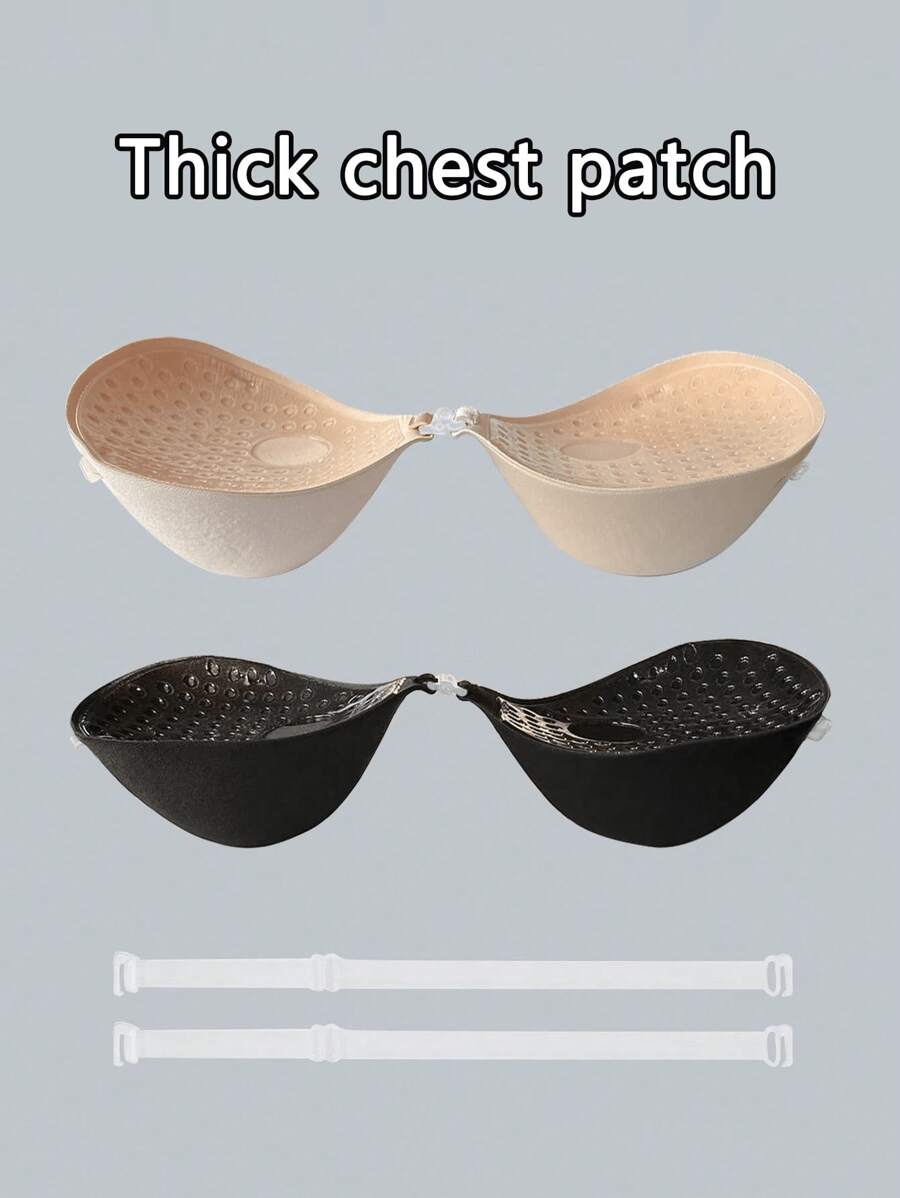1pc Thick Invisible Adhesive Bra/Breast Lift Tapes, Suitable For Dresses, Enhances Cleavage, Lifts And Shapes Petite/Small Bust