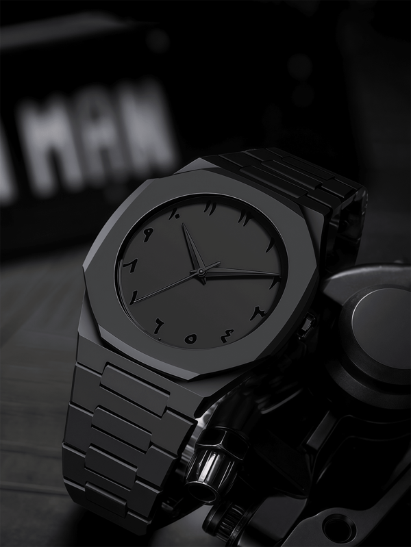1 pièce Montre à quartz en plastique, imperméable, noire, sportive, créative, individuelle, convenant pour un port quotidien, pour les cadeaux pour hommes