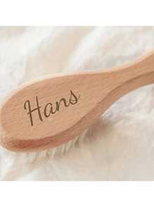 3PCS-Personalized Baby Hair Brush Shower Gift | Customized Engraved Baby Brush | Newborn Keepsake - Wooden Material - For Baby Boy & Girl - Suitable For Daily Use & Special Occasions - Perfect Gift For New Moms Back To School,Multi-Functional,Ornamental,Letter,Stylish,Modern,Colorful,Cute,Adorable,Casual,Custom,Personalised,Unique,Customized,Ideal Gifts For Him,Ideal Gifts For Her
