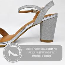 Vizzano Women Heeled Sandals - 銀色 - 查看 4