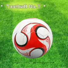 Balón de fútbol con diseño de remolino de PVC, apto para deportes al aire libre