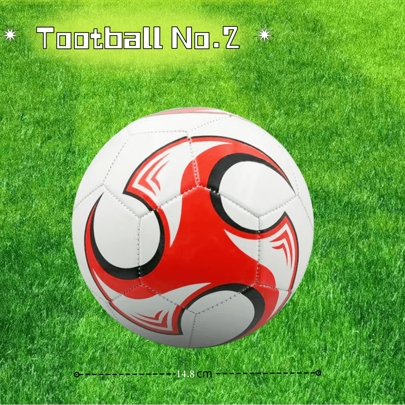 PVC Swirl Design Soccer Ball, Suitable For Outdoor Sports
