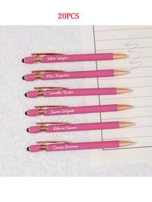 110 Stück/50 Stück/6 Stück/1 Stück individuell anpassbarer Multifunktions-Kugelschreiber, geeignet für Touchscreen-Smartphones & Computer, passend als Hochzeitsgeschenke, für den täglichen Gebrauch, zum Lernen, als Geschenk für Familie, Studenten, Lehrer, Eltern, Kollegen, dekorativ, wiederverwendbar, multifunktional, modern, farbig, süß, vintage, cartoon, witzig, Kawaii, Arbeiter, Kunden, für Geschäft/Arbeit/Büro, Mittelschüler, Oberschüler, Studenten, Uni-Studenten, Erstis, Zweitsemester, Untere Klassen