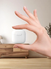 Auriculares inalámbricos verdaderos - compatibles con Apple y Android, con micrófono incorporado, resistentes al sudor, hasta 24 horas de duración de la batería - Blanco, Auriculares > Inalámbricos, Airbus's, Para estuche de Airpuds, Para Airpuds