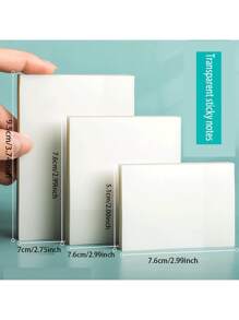 Waterproof Transparent Sticky Notes For Students' Postgraduate Entrance Exams, Key Markers, Sticky Stickers, Wrong Questions Can Be Written, Comments Can Be Made, Memos Can Be Made, And Sticky Notes Can Be Used School Supplies, Back To School