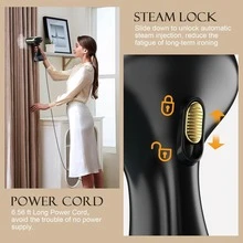 Iron For Clothes, Handheld Steamer For Clothes 1500W, Clothes Steamer With Large 300ml Water Tank, Fast Wrinkle Remover Portable Garment Steamer, Ideal For Home, Office, Travel - 查看 10