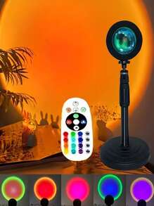 LED Sunset Mood Light -USB Powered, Creates Cozy Atmosphere, Suitable For Living Room Decor, Bedroom Lighting, Holiday Celebration, Couple Date Gift, Backdrop Lighting