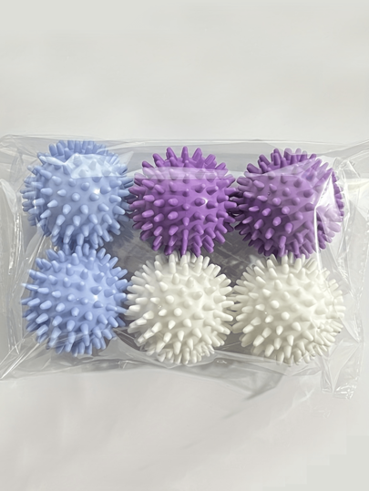 1/4/6pcs Reusable Laundry Balls -Free Washing Machine Dryer Balls, Softener Alternative, Efficient Stain And Hair Removal Accessories. Solid Laundry Ball.