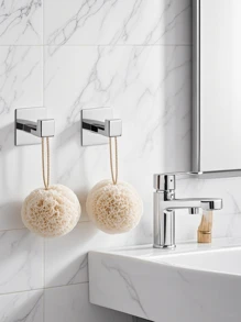 1/2pcs Adhesive Hooks, Towel Hook Coat Hooks, Stainless Steel Brushed Wall Hooks, For Hanging Throbe Sponges In Bathroom And Bedroom, Hook Accessories, Auxiliary Hook, Heavy Duty Hook. For Hanging Coat, Clothes, Plants, Gardening Tools, Kitchenware, Pans, Pots, UtBaensils, Spoons, Hat, Towel Robe Hook Rack Wall Mount. For Your Bedroom, Shower, Classroom, Garage, Apartment, College Dorm, Cabinets, Fridge, Organizer And Most Kinds Of Room Decor.