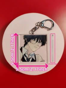 1pc BL Comic Anime Manhwa "Lost In The Cloud" Acrylic Keychain Series Cute Cartoon Keyring Bag, Suitcase Accessory Phone Pendant Car Ornament. - Multicolor - View 5