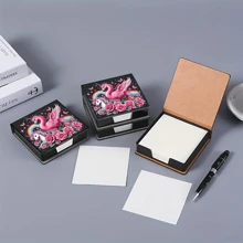 Blocco note adesivo decorativo, stile artistico, adatto per conservare note e decorare la scrivania. Note adesive autoadesive con 160 pagine firmate, una cancelleria versatile per la registrazione quotidiana di idee, attività, ecc.