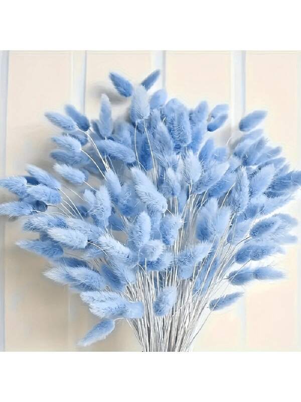 56/112pcs Bunny Tails Dried Flowers - Ideal For Boho Home Decor, Bridal Bouquets & DIY Arrangements Perfect For Christmas, Valentine's Day, Mother's Day, New Year Celebrations,Fall Decor,Autumn