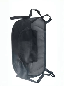1 Stück extra große Auto Aufbewahrungstasche - Strapazierfähige Organizer-Tasche für Fahrzeuge, Rückbank Mesh-Halter für Handy, Dokumente und mehr - Aufbewahrungsregal, Taschen für Handy und Dokumente
