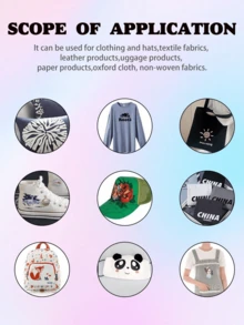 20-Color Laser DIY Pattern PVC Heat Transfer Vinyl Ironing Material Sticker, 25.5x30.5cm/10.03 X 12 Inches - 20 Color Combinations - View 9