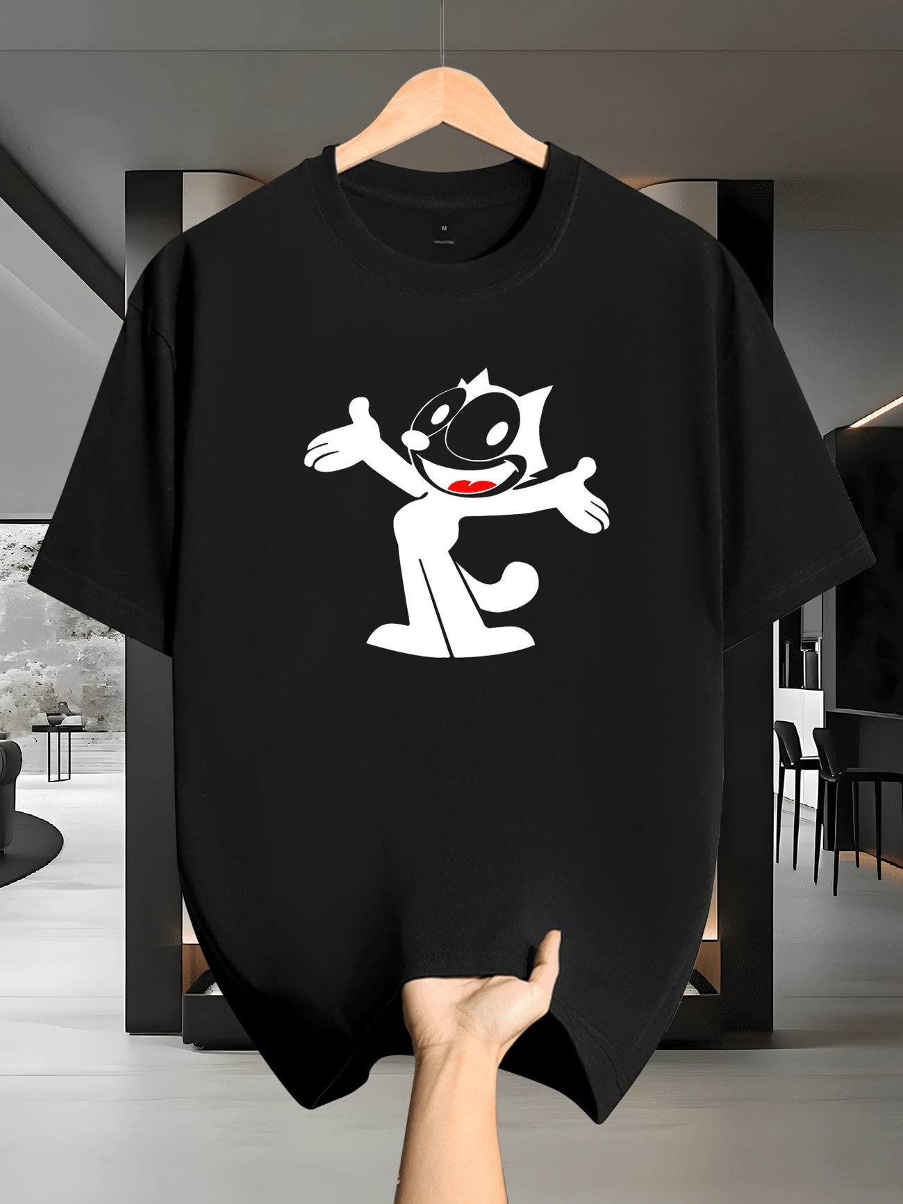 Men T-Shirts - Black - View 1