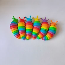 Adorable Creative Caterpillar Sensory Squeeze Toy For Stress Relief And Fun, Smooth Texture, Suitable For Office, School, Men And Women, An Ideal Gift For Parties, Holidays (Random Color)