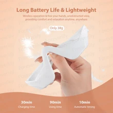 foreverlily Foreverlily Eye Massager Relieves Eye Fatigue Eyes Massage Glasses Eye Fatigue Relief Massager Under-Eye Glasses Massager