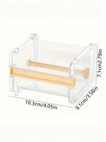 1 Stück Multifarbiger vielseitiger Bürobedarf Tapetenspender, Bandschneider, Tape Organizer, magnetische Tape Aufbewahrungsbox, Schreibtischorganizer, Schulmaterial, Rückkehr zur Schule