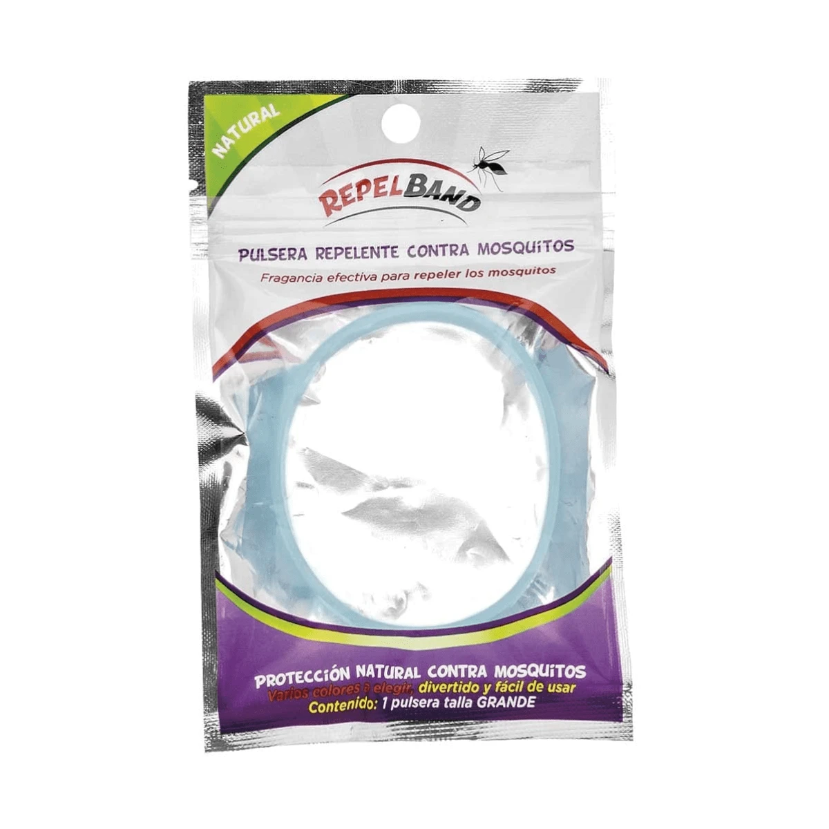 PULSERA REPELENTE CONTRA MOSQUITOS - Azul - Ver 1
