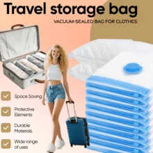 Vakuum-Aufbewahrungstaschen in mehreren Größen, extra große Vakuum-Versiegelungstaschen für Bettdecken, Bettwäsche, Decken-Organizer, platzsparende Taschen für Kleidung, Reise und Umzug, absolute Notwendigkeit - Verschiedenfarbig - Übersicht 3