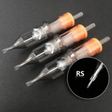 各种尺寸圆形一次性纹身针 1rl 3rl 5rl 7rl 9rl 3rs 5rs 7rs 5m1 7m1，纹身用品，纹身套装 - 灰色 - 查看 8