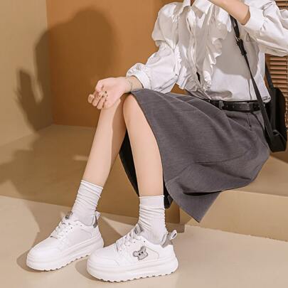 Neuheiten für Damen im Herbst und Winter, stylische, beliebte, bequeme, flache Sohlen, Studentinnen, Damen, Freizeit, Sportschuhe