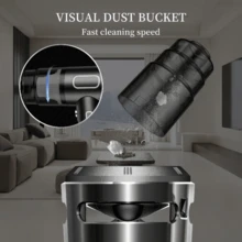 SOKANY Valentine's Day Gift 120W Super Strong Wireless Car Vacuum Cleaner -RechargeableHandheld Dust Buster With Cyclone Suction - Effortless, Ultra-PortableAutomotive Cleaning Solution For On-The-Go - Black - View 9