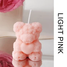 1pc Rose Bear Aromatherapy Candle, Lovely Decoration Wedding Partner Hand Gift Home Decoration,Valentine's Day Gift,Birthday Present,Christmas Decorations,Christmas Decor,Christmas Gifts,Room Decor