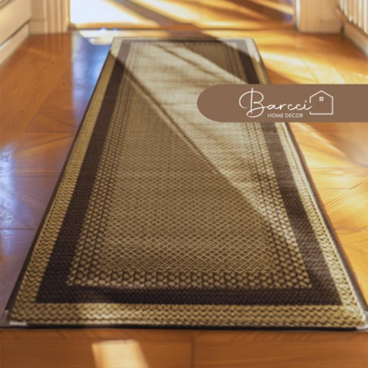 Tapete Passadeira Sisal Antiderrapante Cozinha Corredor Quarto 1,50m x 50cm