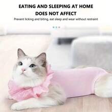 Lace Pet Cat Clothes, Post-Surgery, Spay/Neuter Recovery Vest For Pets, Anti-Lick Breathable Spay Recovery Shirts For Cats