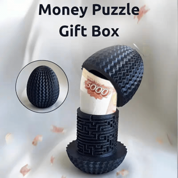 1pc Creative Maze Dragon Egg Decorative Box, 3D Maze Unlocking Dragon Egg, Desk Decor, Collectible, Small Gift Cash Box