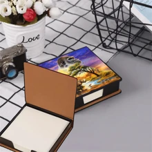 Confezione di notes adesive decorative con motivi artistici, senza strass, organizer da scrivania non adesivo con 160 pagine firmate per attività e registrazione di idee quotidiane