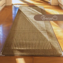 Non-Slip Sisal Runner Rug Kitchen Hallway Bedroom 1.50m X 50cm - Modern Beige - View 1